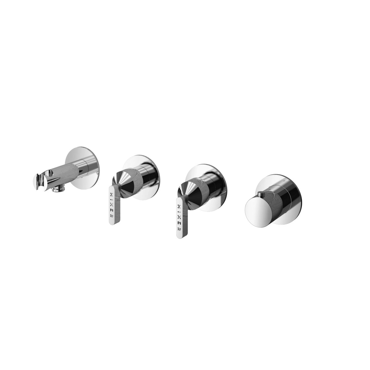 Horizontal thermostatic shower kitGPK51