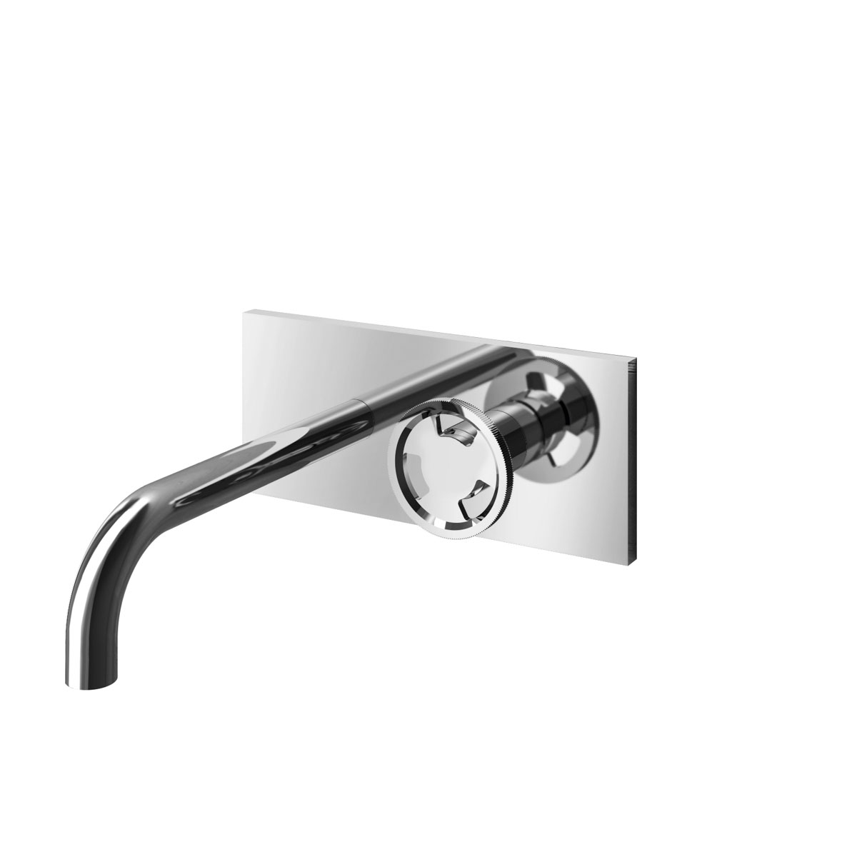 Wall basin mixer with short spoutTIB11