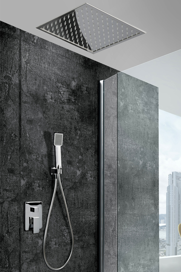 IMEX GET015CHROMED SINGLE-LEVER SHOWER SET VOLGA SERIES