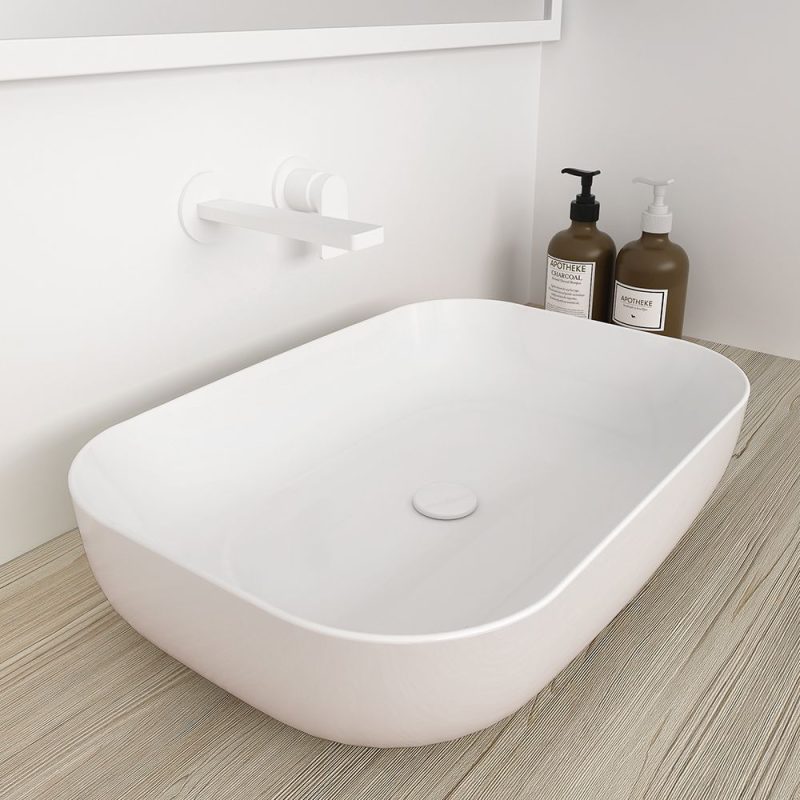 Olympia Metamorfosis 42600 White Matt 60×42 – Επιτραπέζιος νιπτήρας